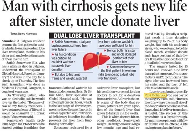 Man with cirrhosis gets new life after sister, uncle donate liver
